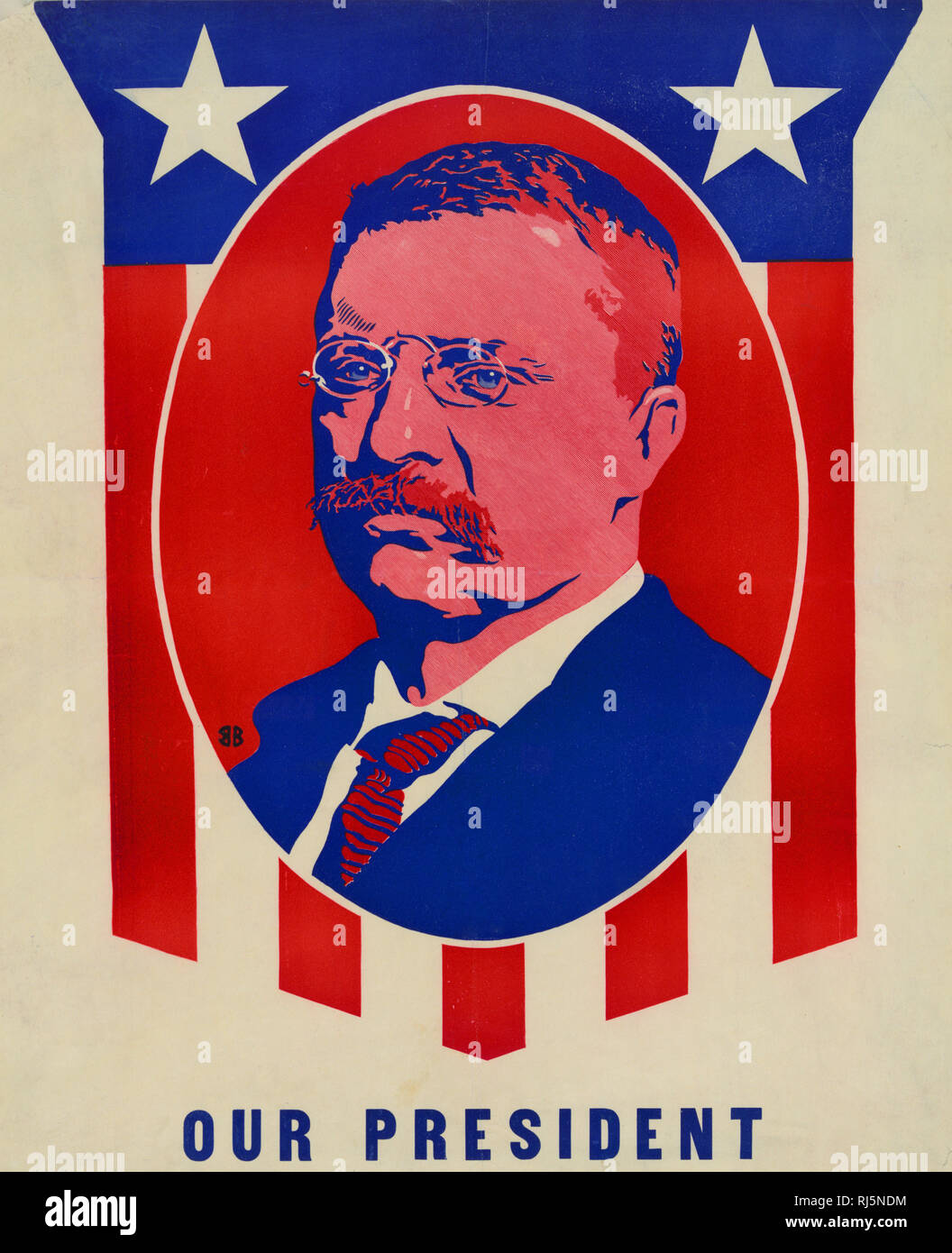 Theodore Roosevelt Print Stock Photo Alamy