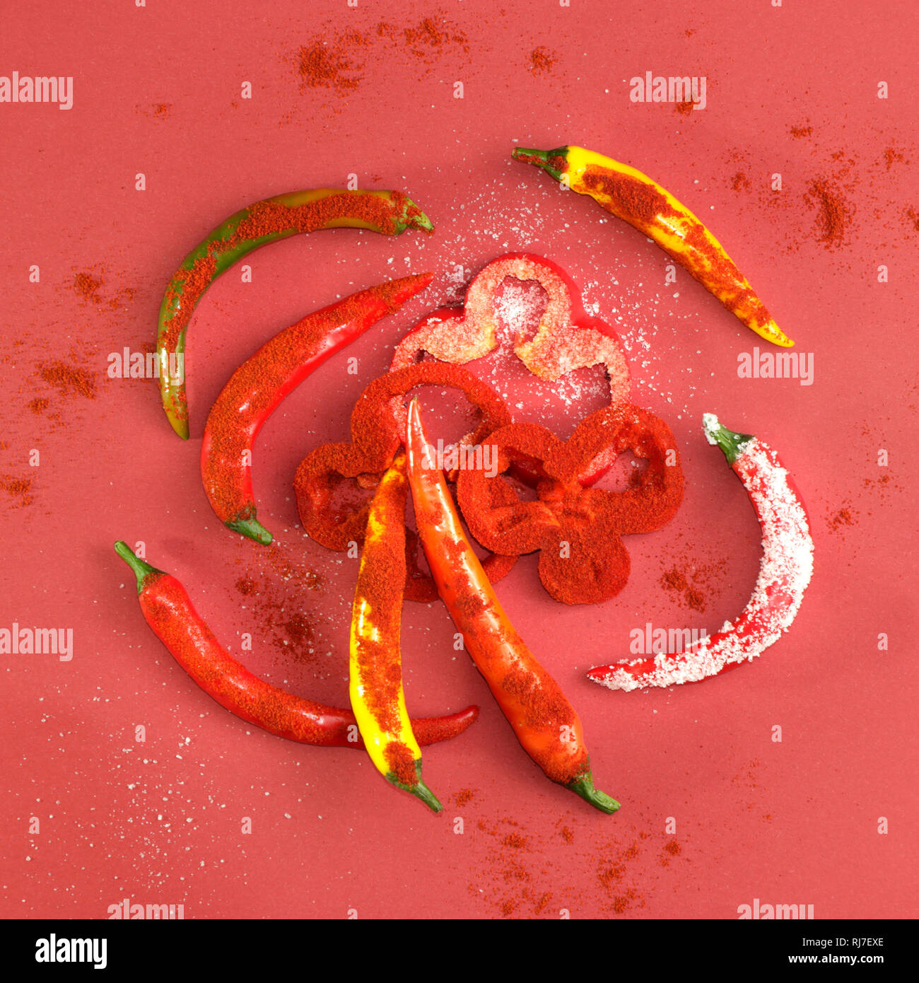 Paprika und Chili Stock Photo Alamy