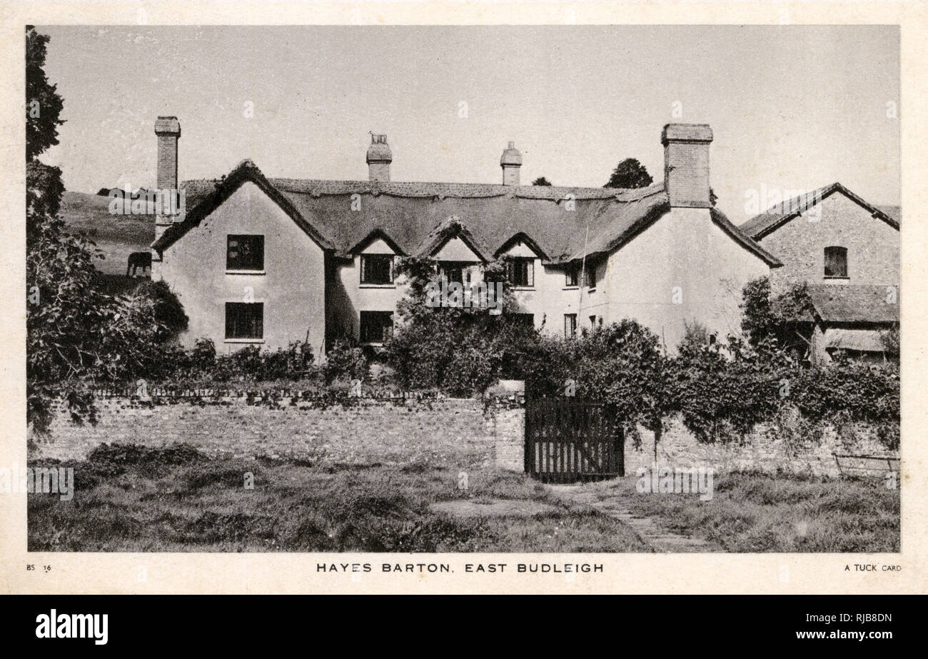 Hayes Barton, East Budleigh, Devon Stock Photo Alamy