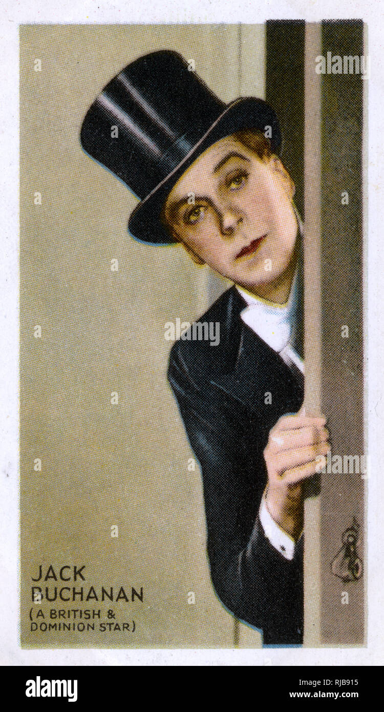 Jack Buchanan, British actormanager Stock Photo Alamy