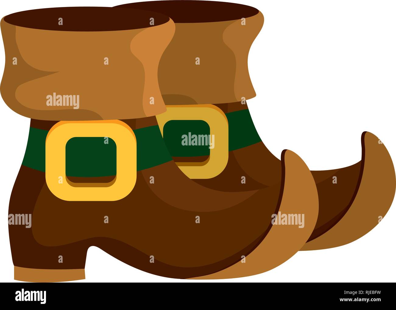 leprechaun outfit shoes Stock Vector Image & Art Alamy