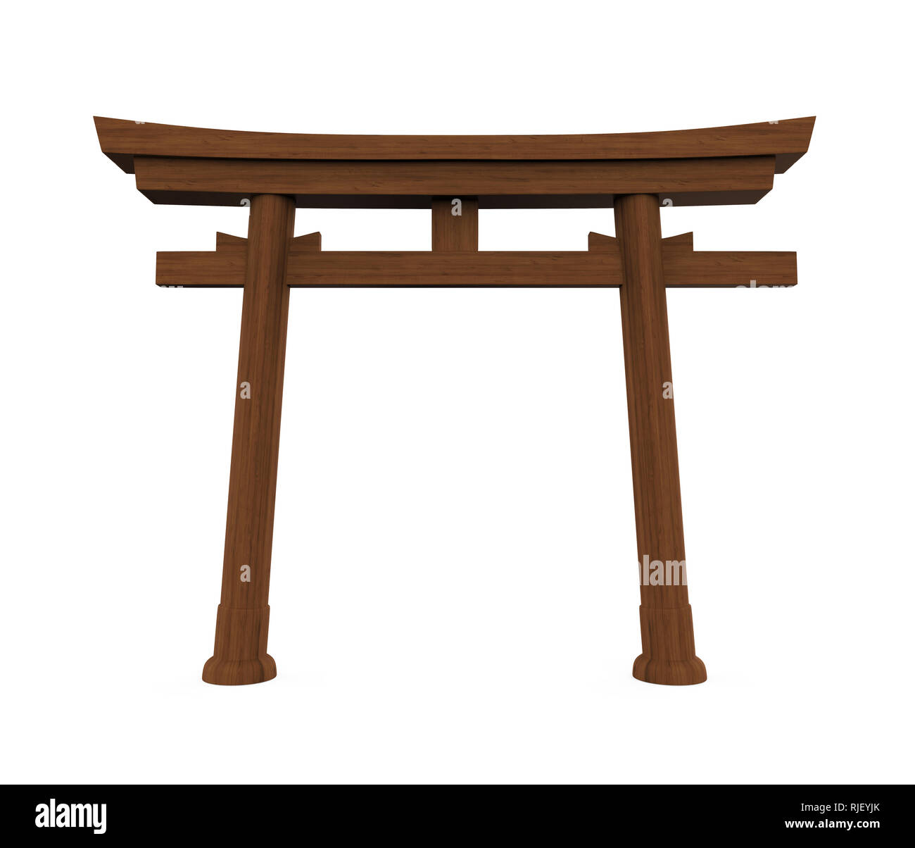 Japan Gate Isolated Stock Photo Alamy