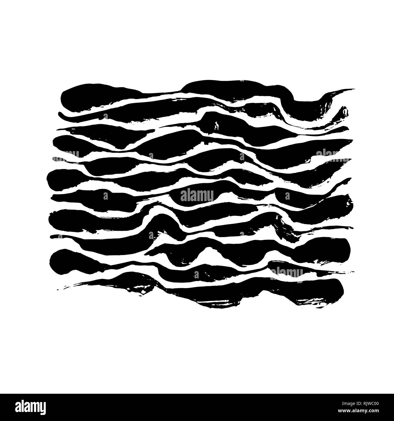 Black paint stripes Stock Vector Images Alamy