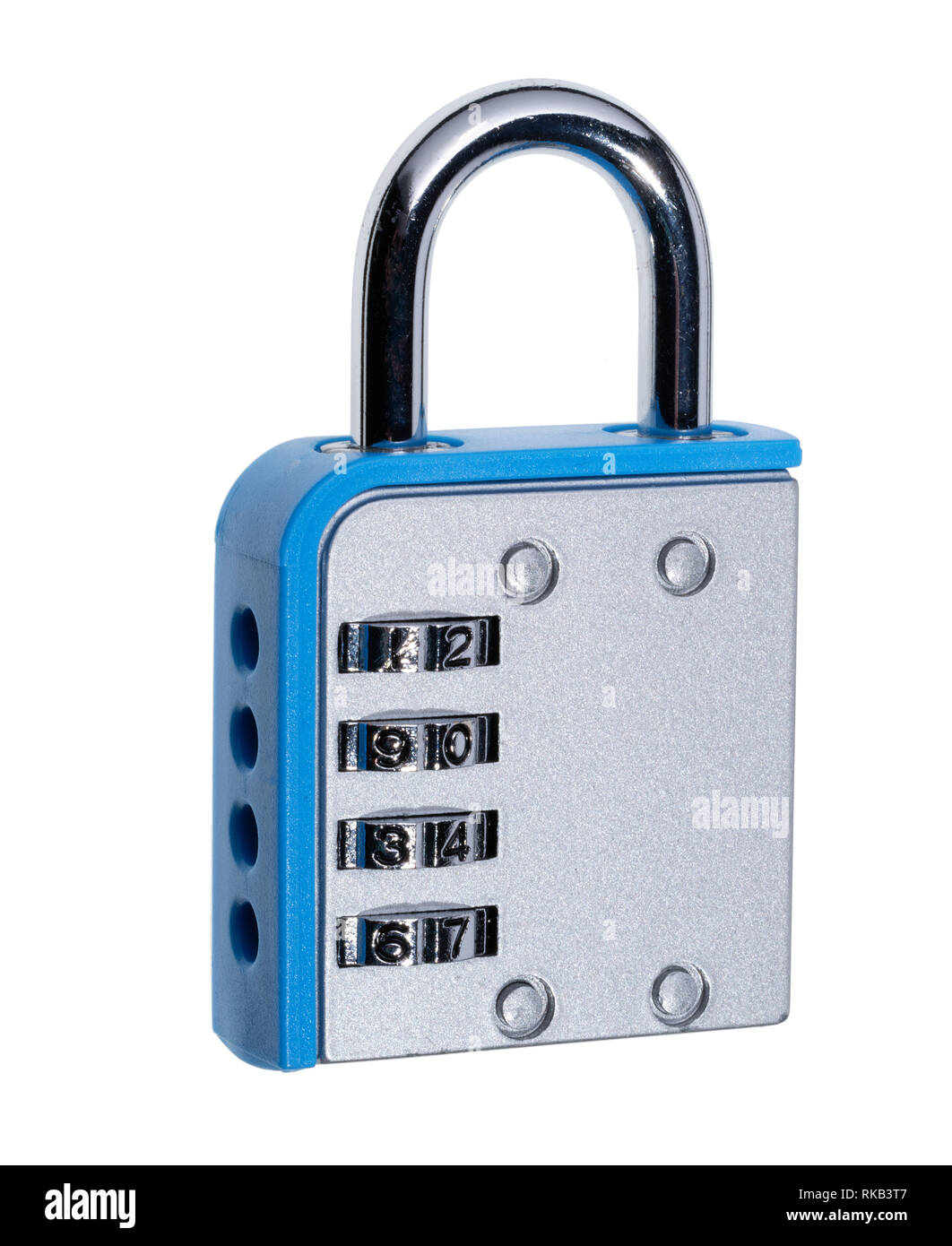 Combination padlock for a gym or school locker Stock Photo Alamy