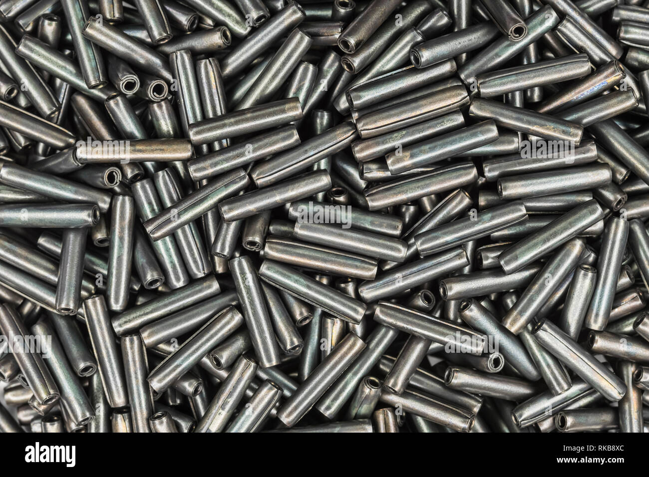 hardened industrial connection pins Stock Photo Alamy