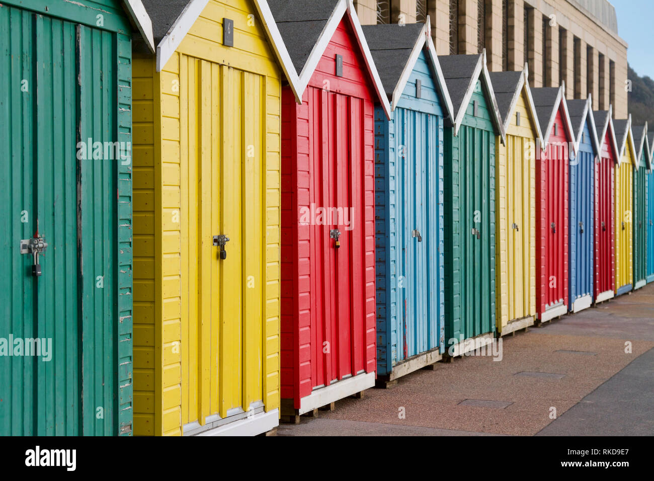 Beach Huts Stock Photo Alamy