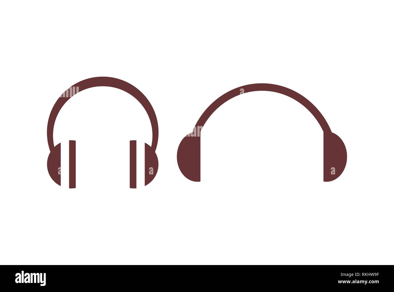 headphone logo icon vector Stock Vector Image & Art Alamy