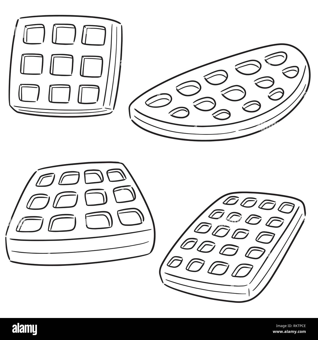 Para Colorear Waffle Dibujo Crafts DIY and Ideas Blog