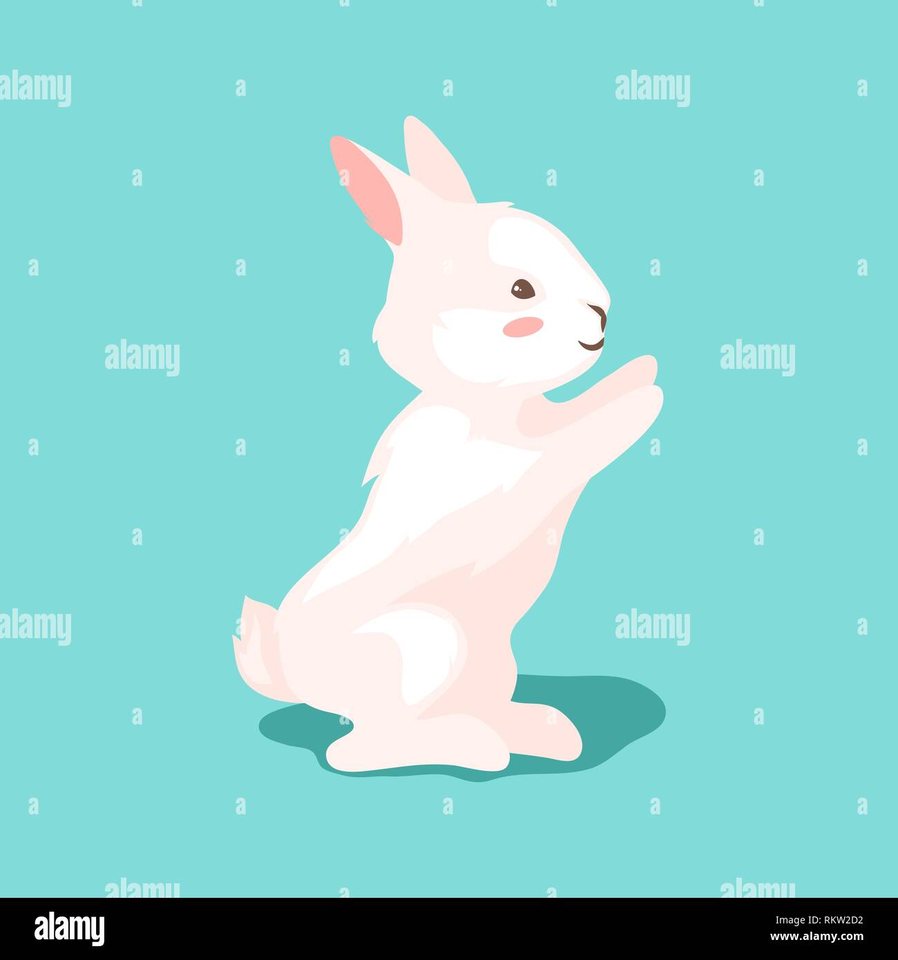 Easter bunny illustration hires stock photography and images Alamy