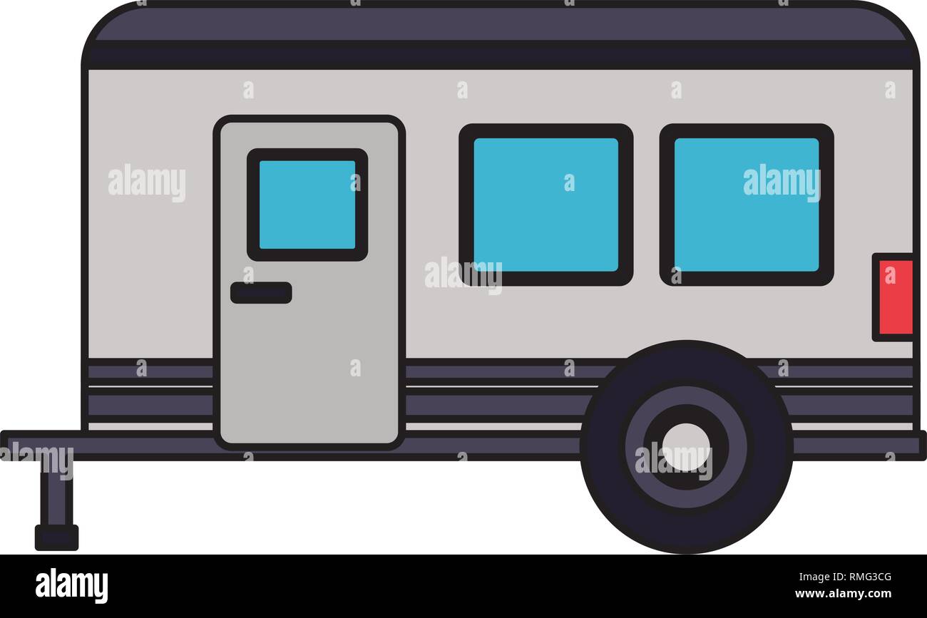 camper trailer transport Stock Vector Image & Art Alamy