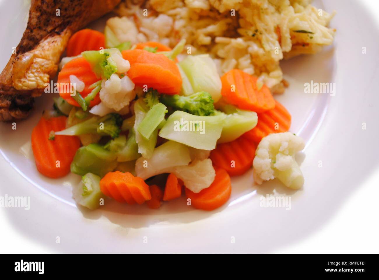 Healthy Mixed Vegetables Stock Photo Alamy