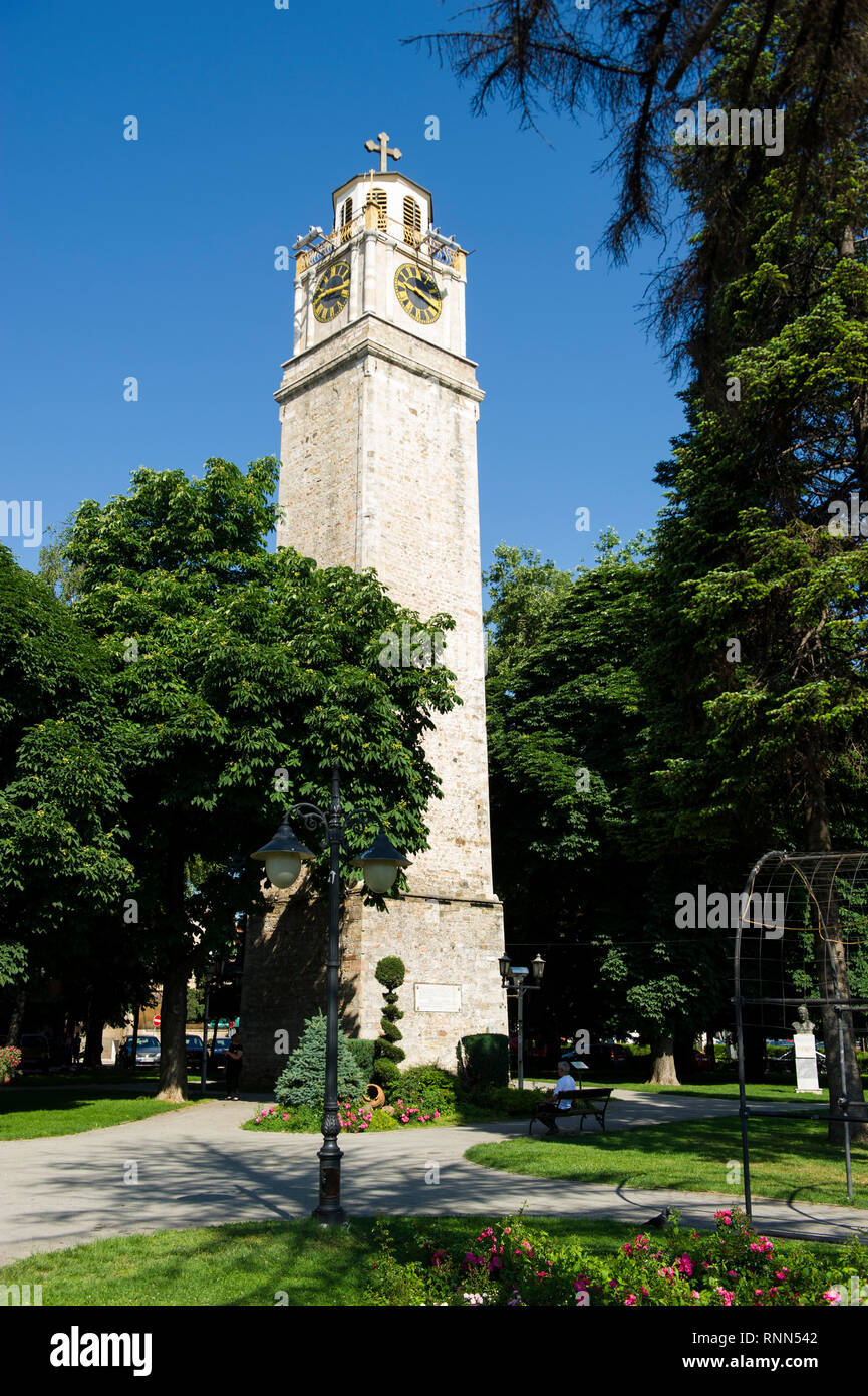 Old Clock Tower, Bitola, Macedonia Stock Photo Alamy