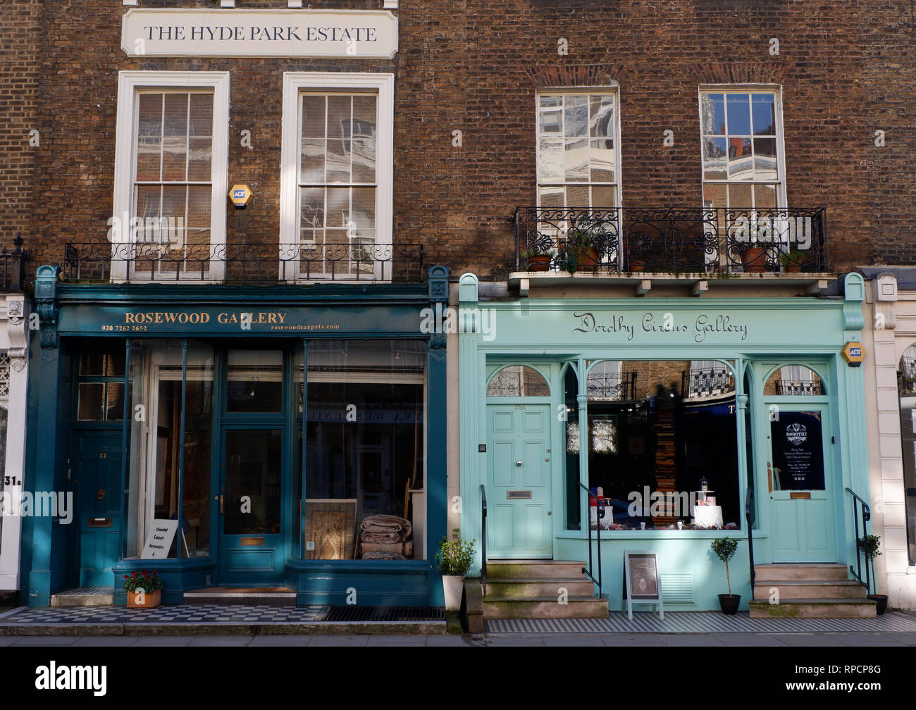 Connaught Village, London Stock Photo Alamy