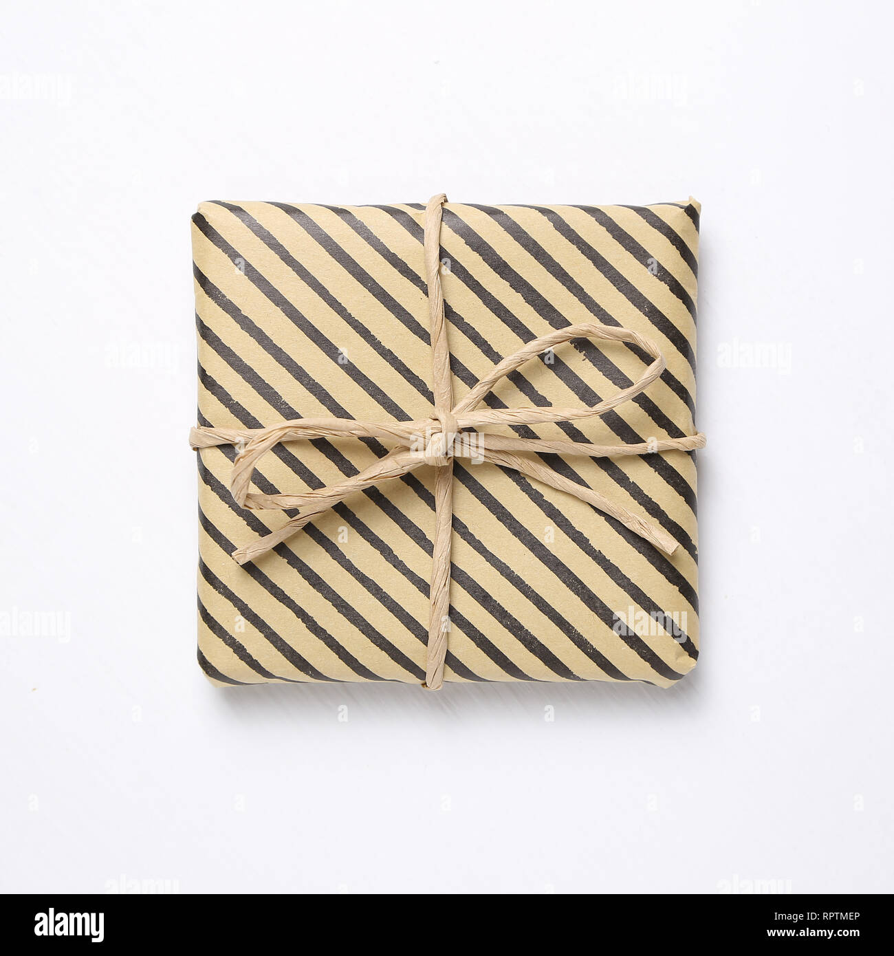 Black white striped gift box hires stock photography and images Alamy