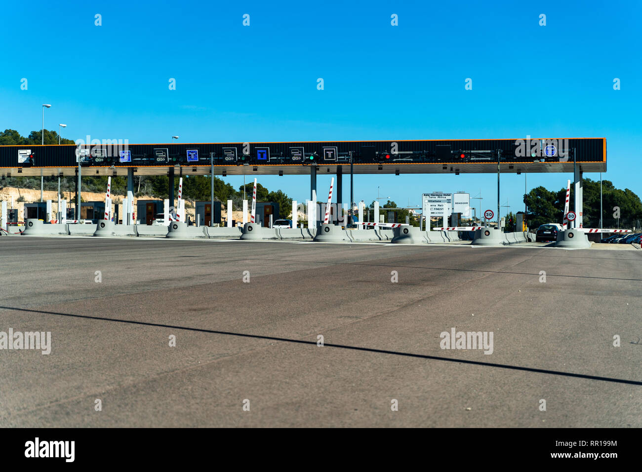 Highway Tollgate Stock Photos & Highway Tollgate Stock Images Alamy