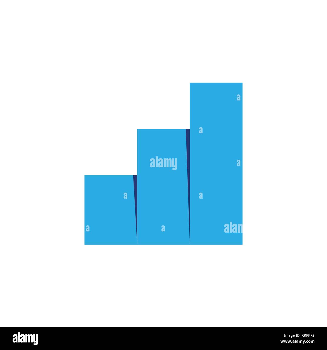 paper simple bar chart symbol vector Stock Vector Image & Art Alamy