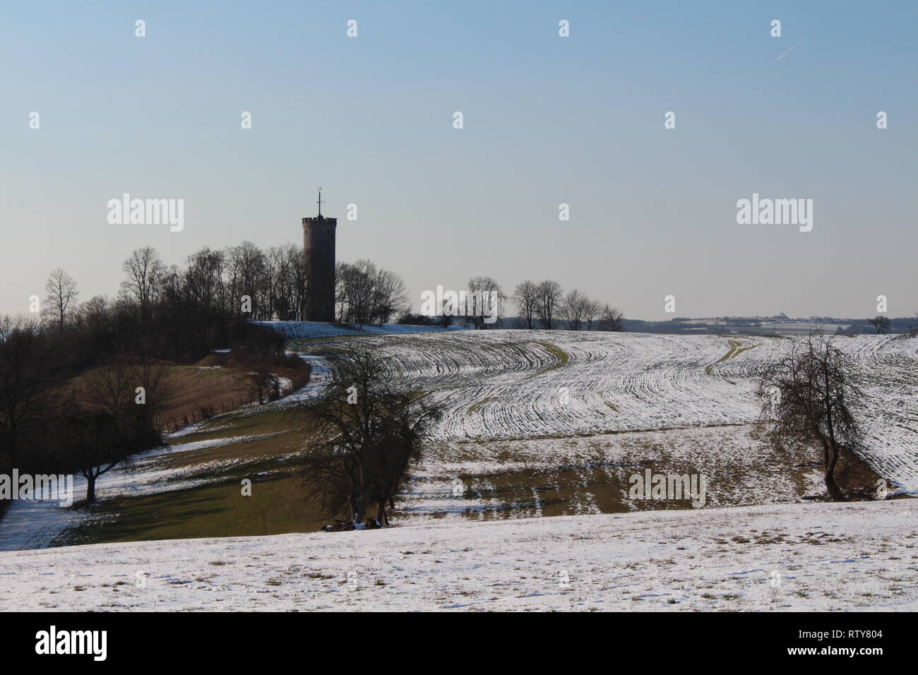 Wallburg in Eltmann Stock Photo Alamy