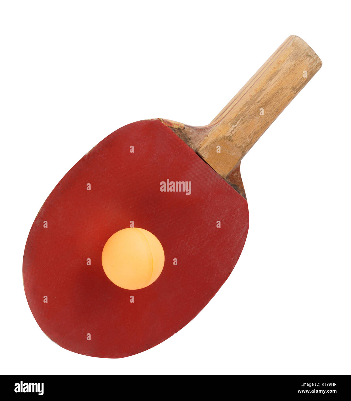 table tennis bat isolated Stock Photo Alamy