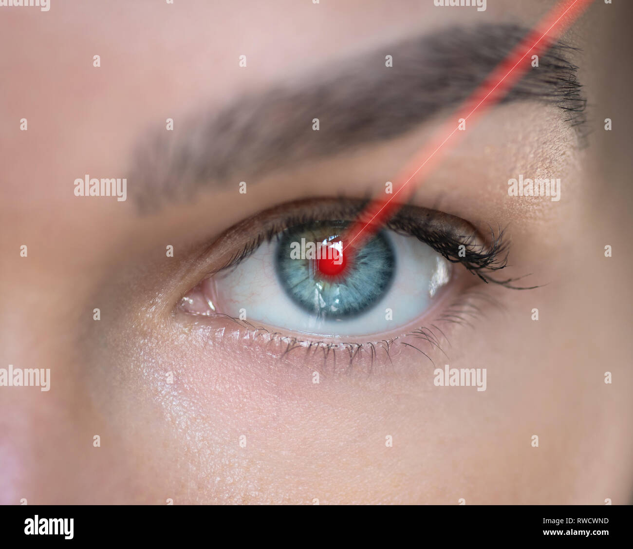 Person eye scanning biometric hires stock photography and images Alamy