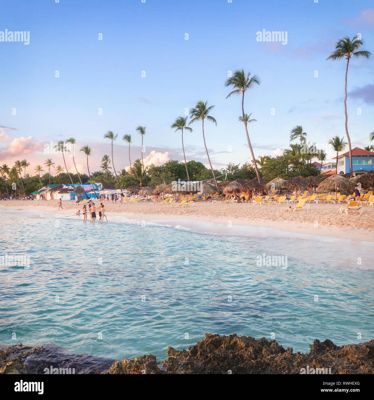 Vacation in Dominican Republic Stock Photo Alamy