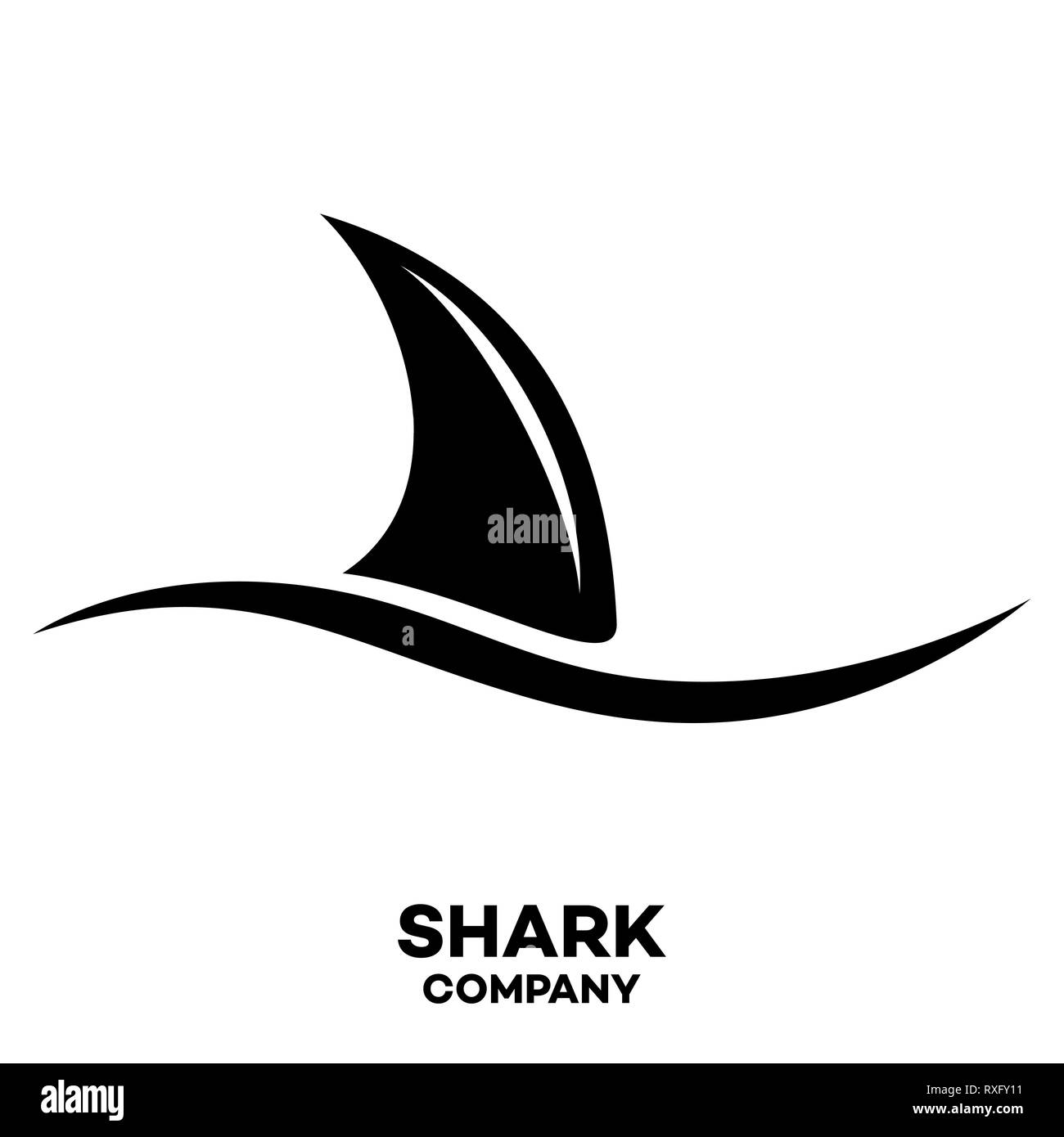 Modern shark logo Stock Photo Alamy
