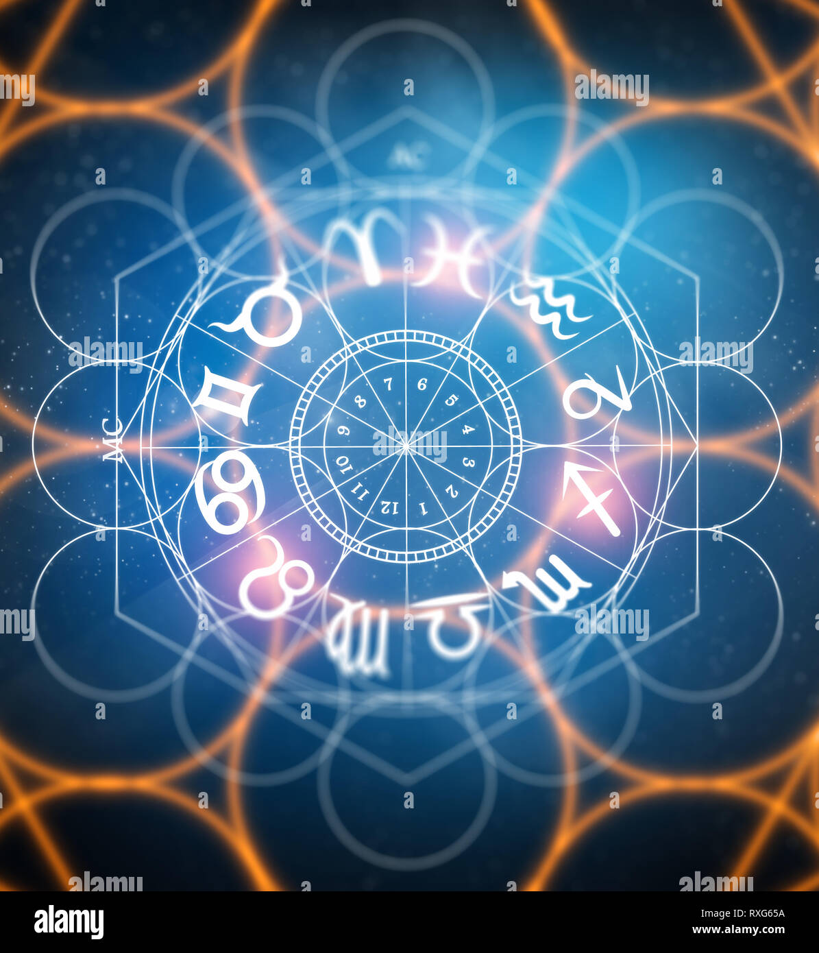 astrology horoscope background Stock Photo Alamy