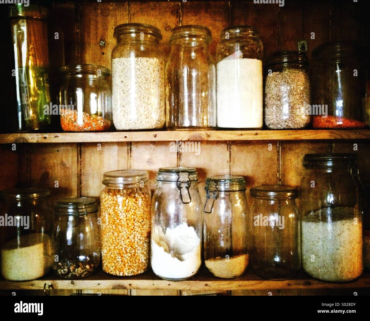 Kitchen jars Stock Photo Alamy