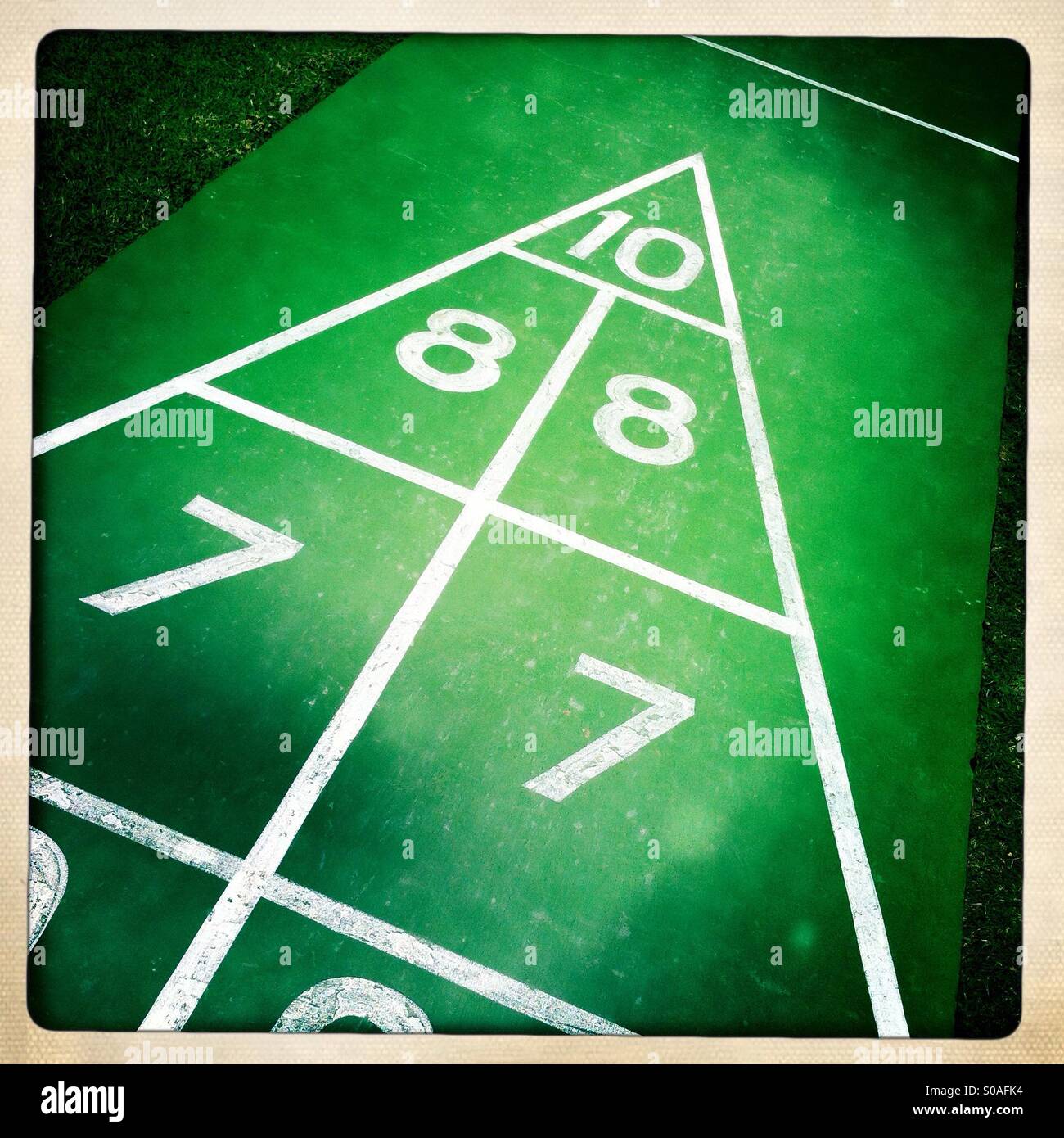 Shuffleboard Stock Photo Alamy