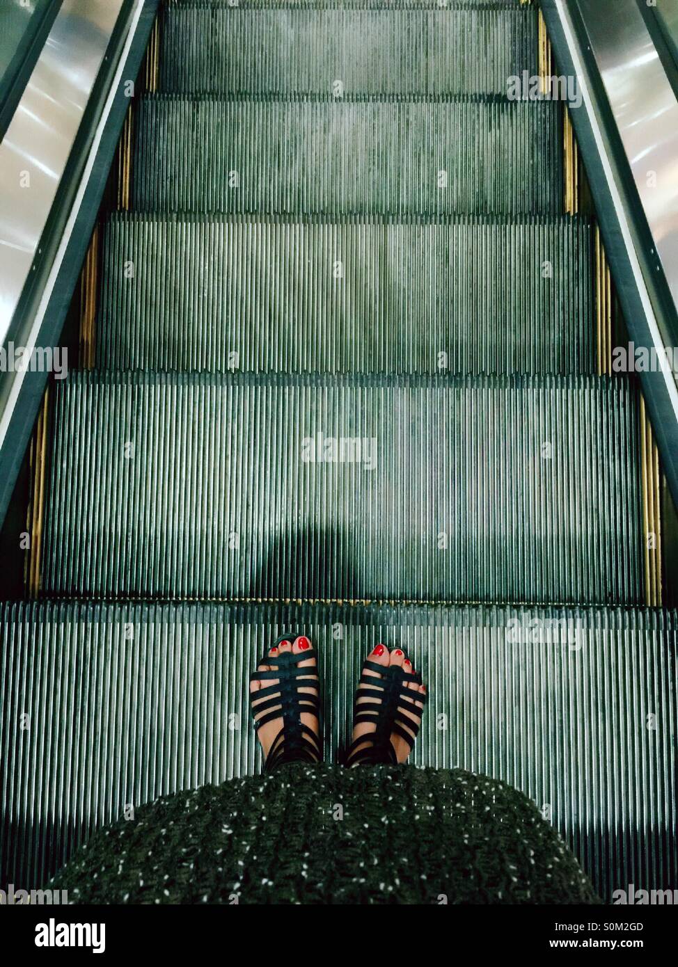 Escalator going down hires stock photography and images Alamy