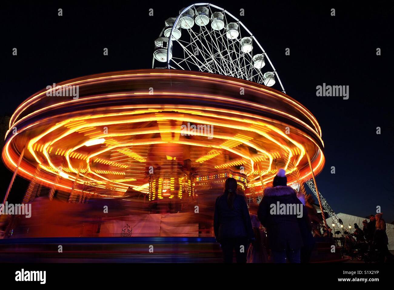 Fairground rides, christmas hires stock photography and images Alamy