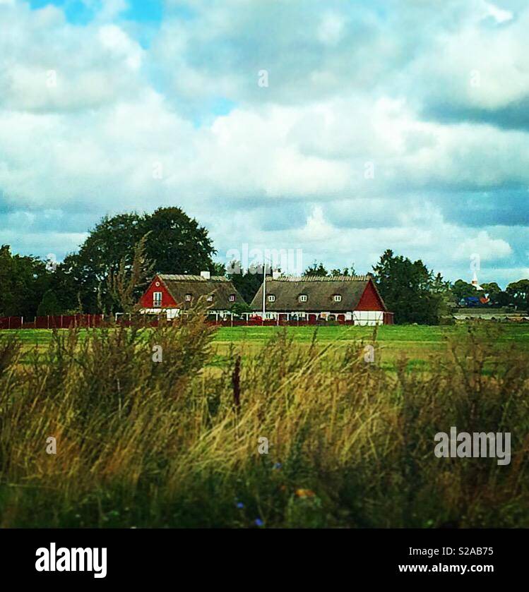 Farm House, Denmark Stock Photo Alamy