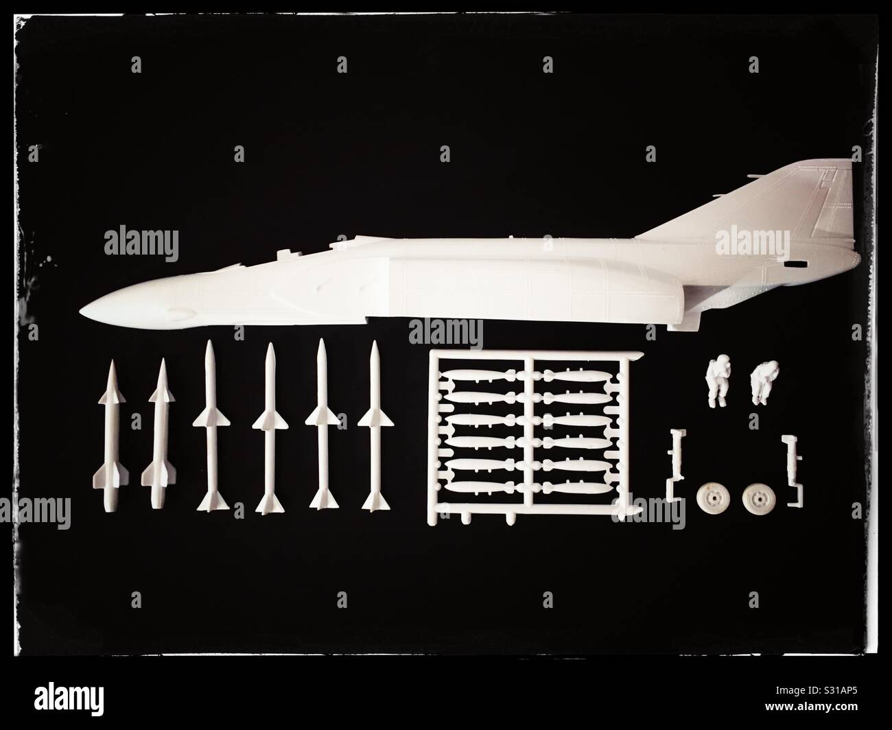 Scale model aircraft plastic parts hires stock photography and images