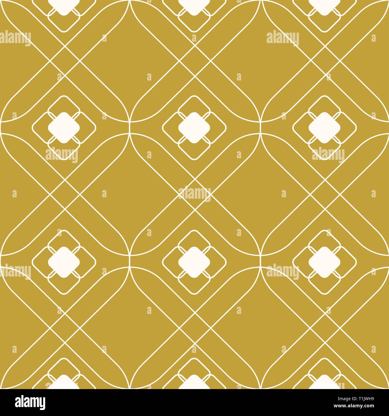 Geometric rounded rectangular overlapping, seamless tile wallpaper