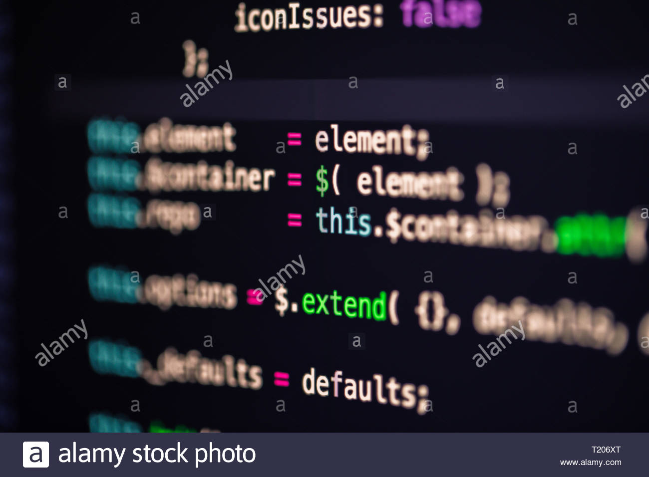 Computer Programming Code Screen Stock Photos & Computer Programming
