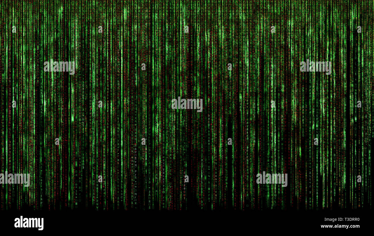 Green Matrix Code Wallpaper