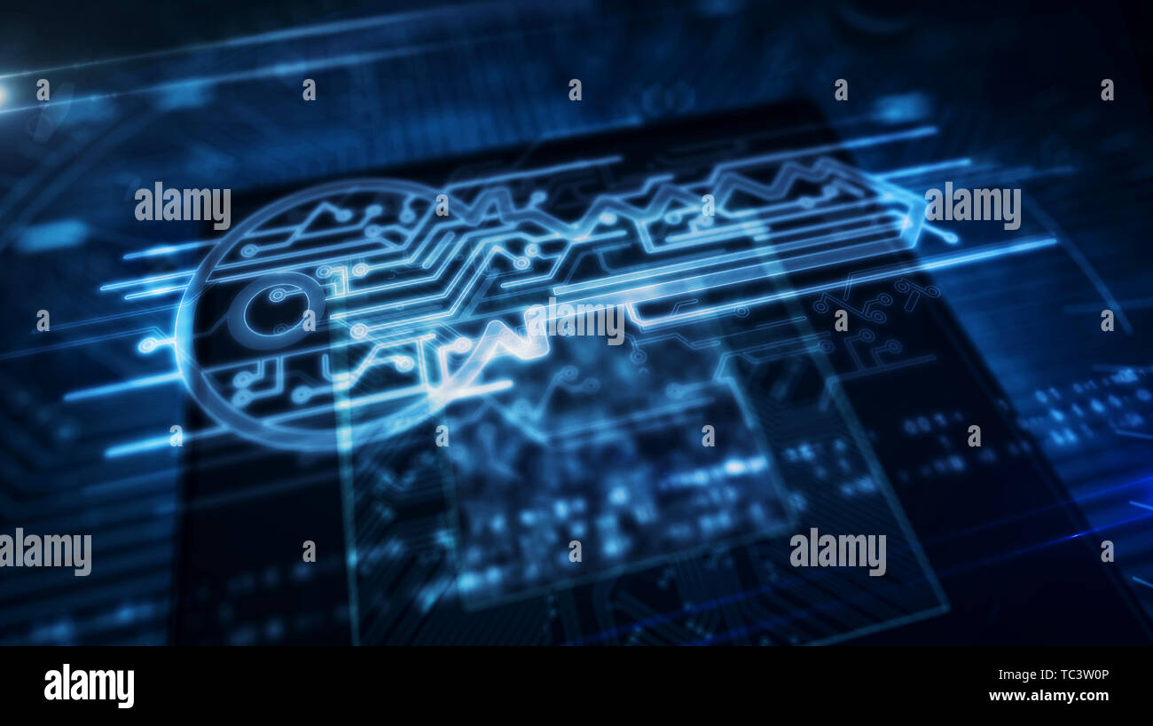 Cyber security computer protection coding and encryption concept with