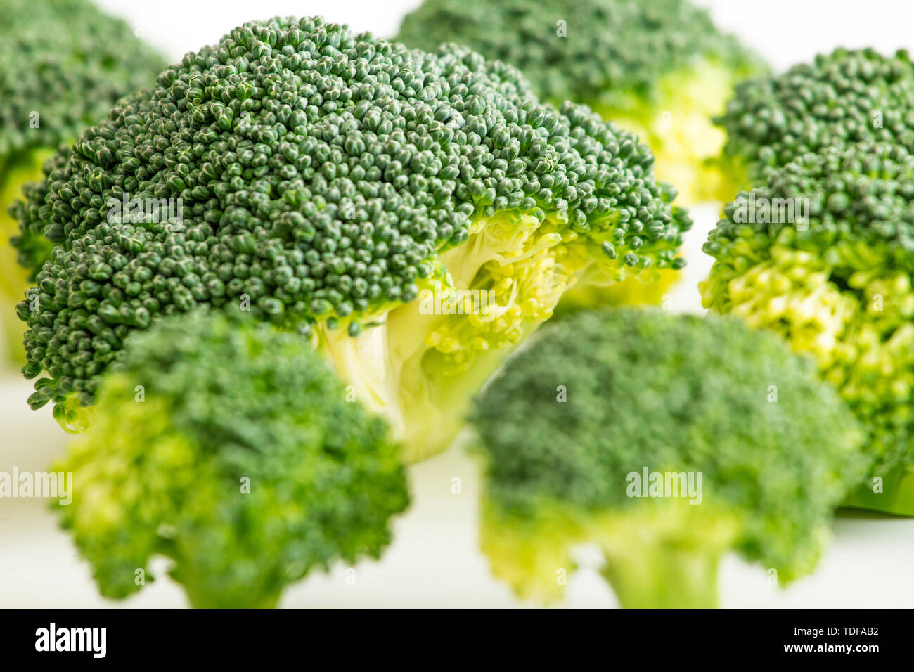 Fresh, green broccoli Stock Photo Alamy