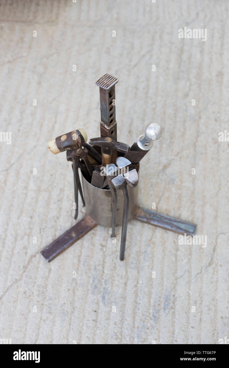 Basic horse farrier tools Stock Photo Alamy