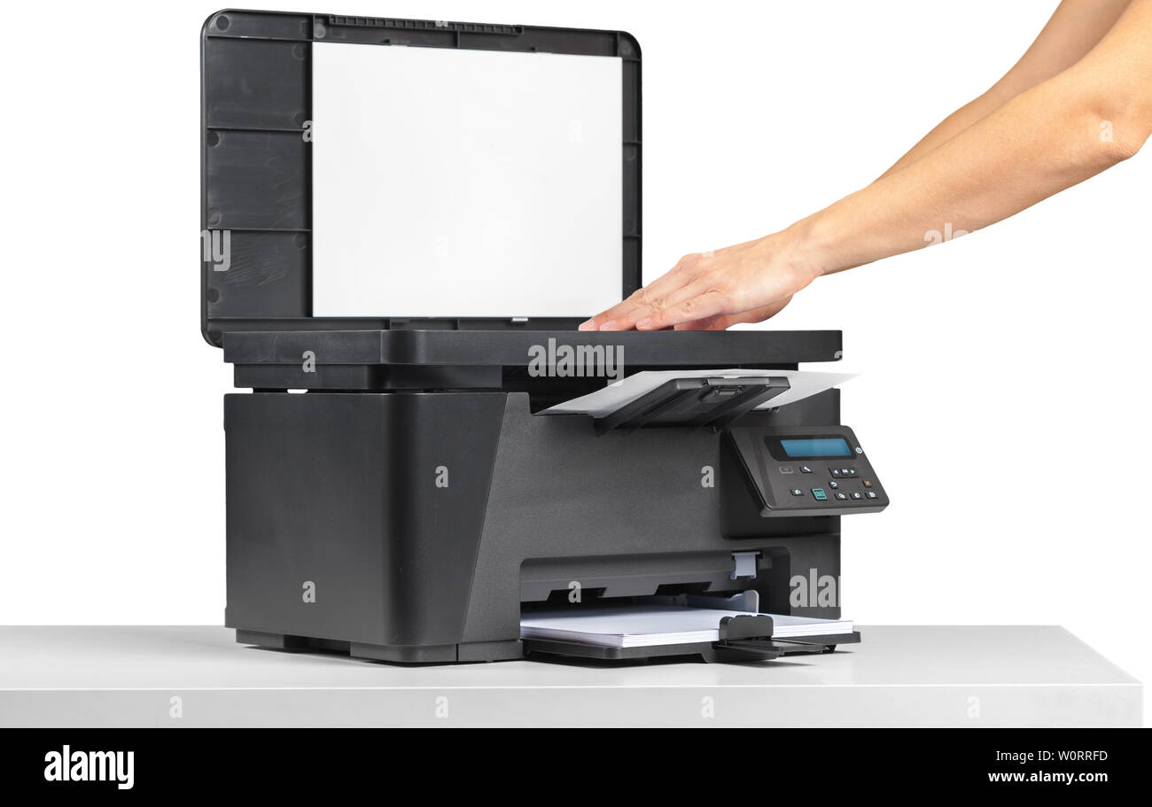 office desktop printer Stock Photo Alamy
