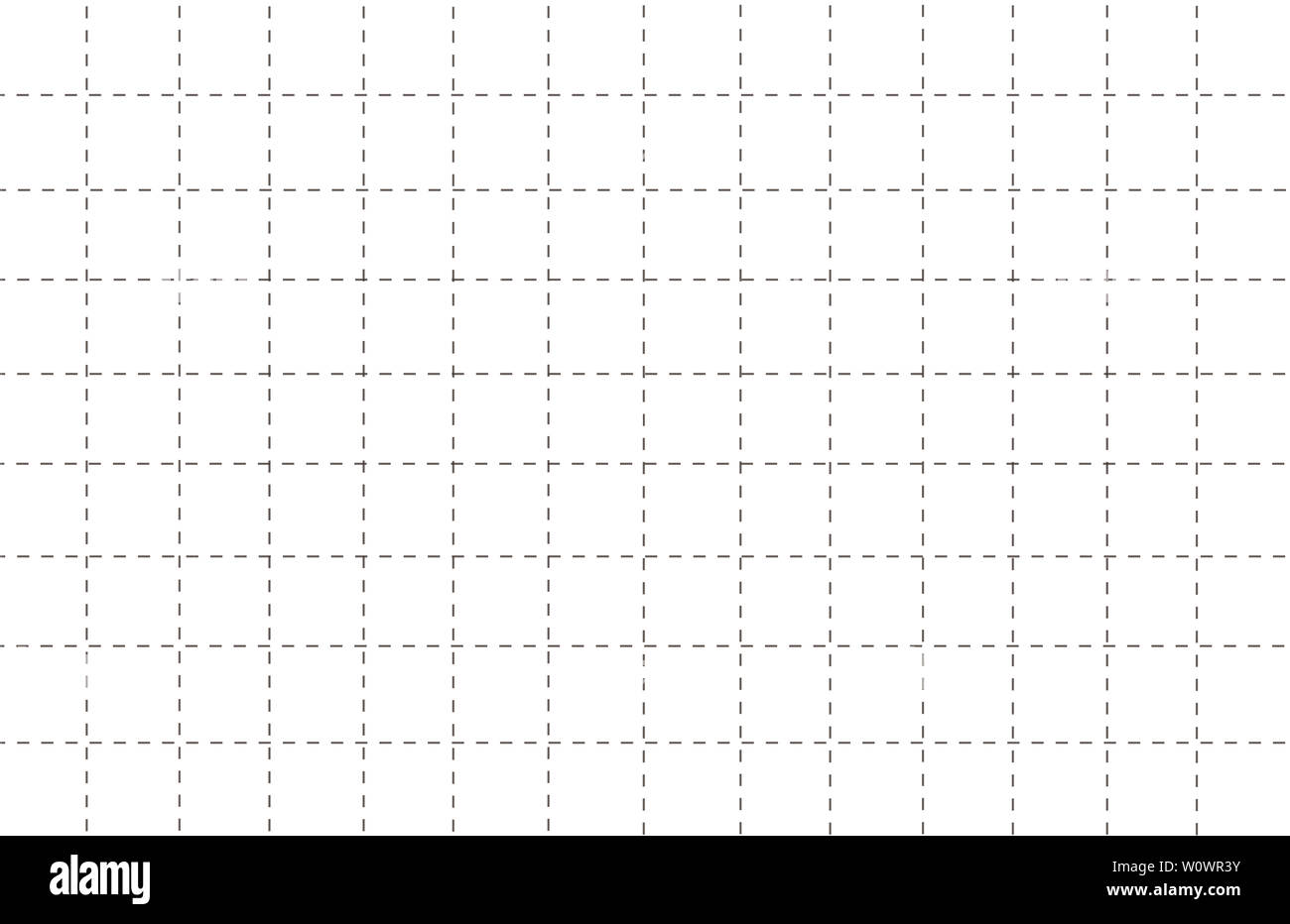 dashed line grid paper with white pattern background Stock Photo Alamy