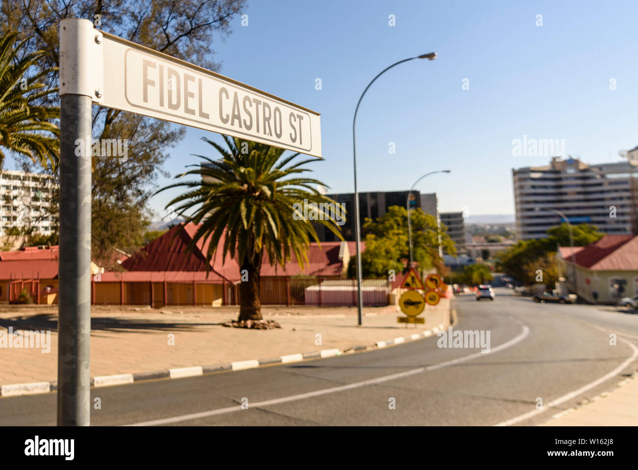Fidel Castro Street, Windhoek, Namibia Stock Photo Alamy