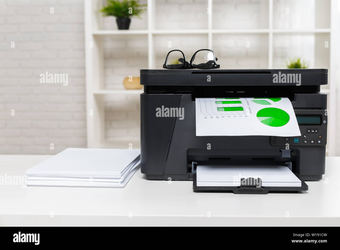 printer in office Stock Photo Alamy