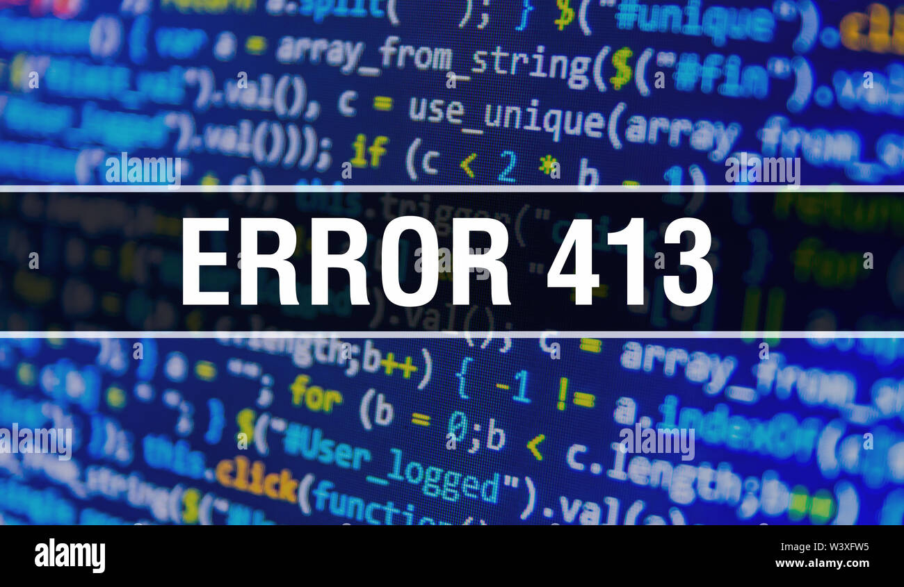 Error 413 background hires stock photography and images Alamy