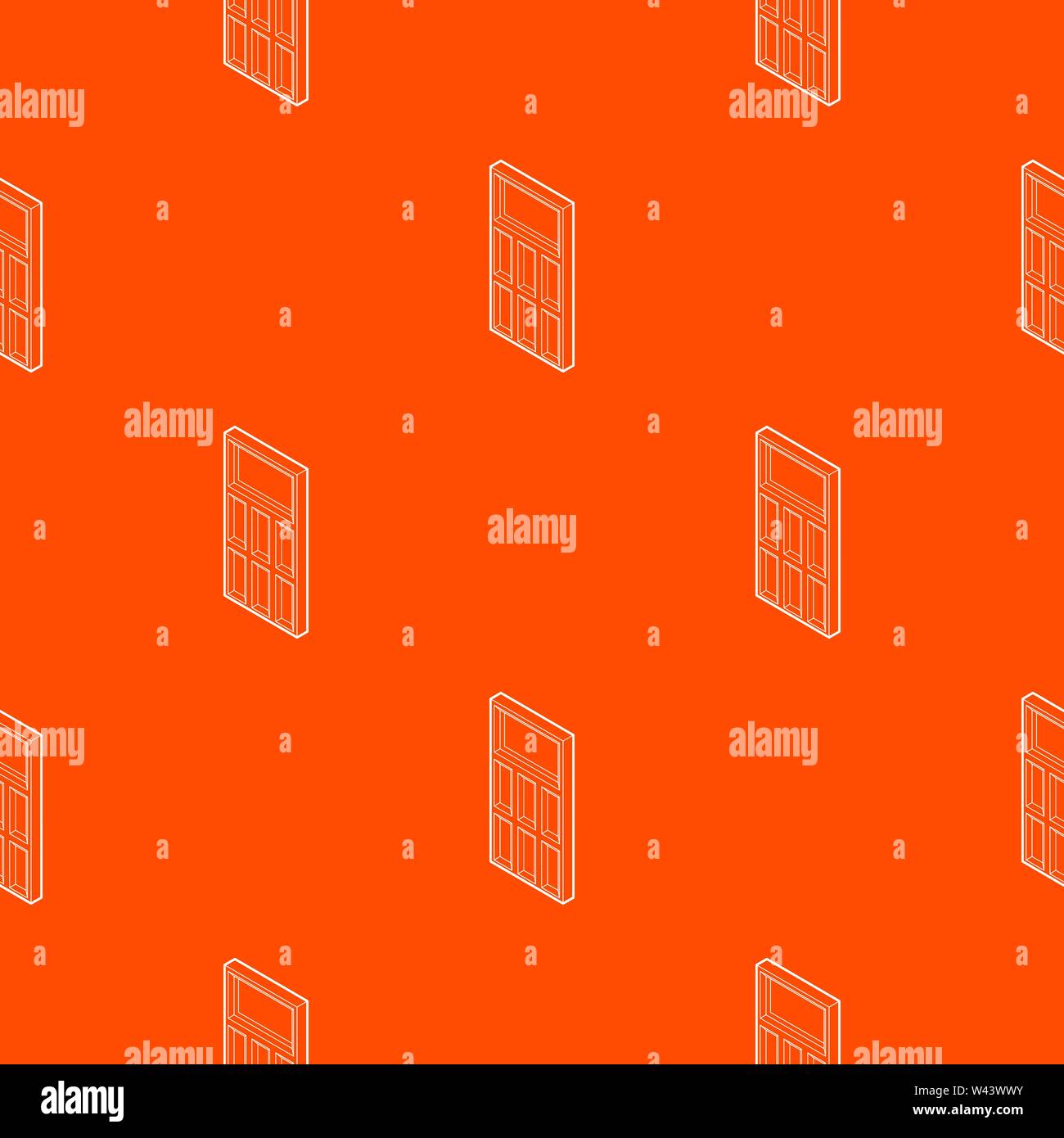 Door pattern vector orange Stock Vector Image & Art Alamy