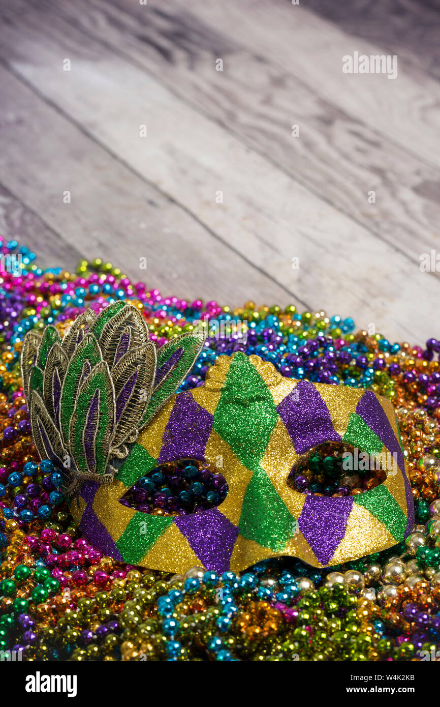 Mardi Gras Mask Background Stock Photo Alamy