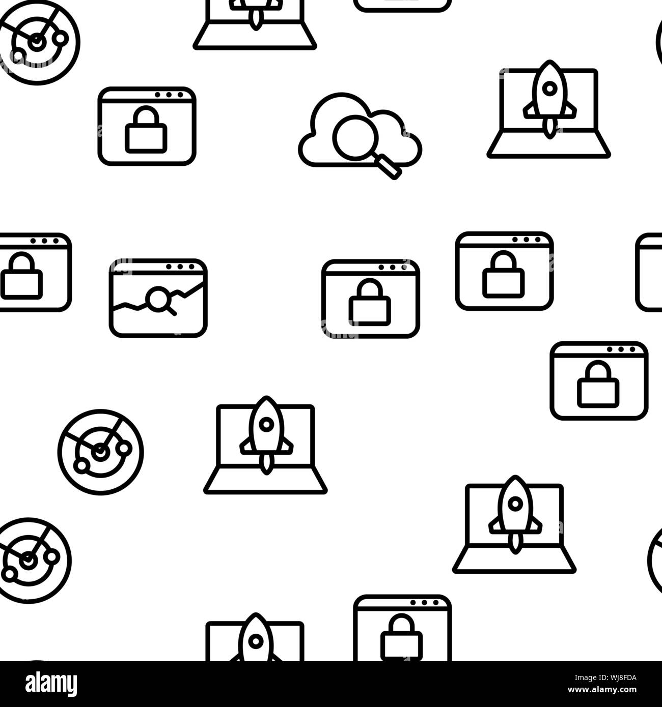 Search engine optimization linear Cut Out Stock Images & Pictures - Alamy