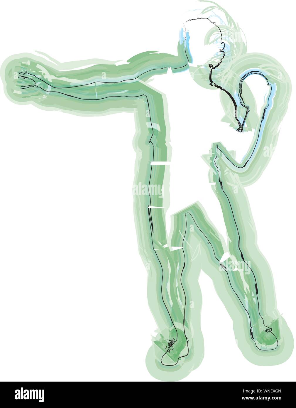 Shot Put Throw Stock Vector Image & Art Alamy