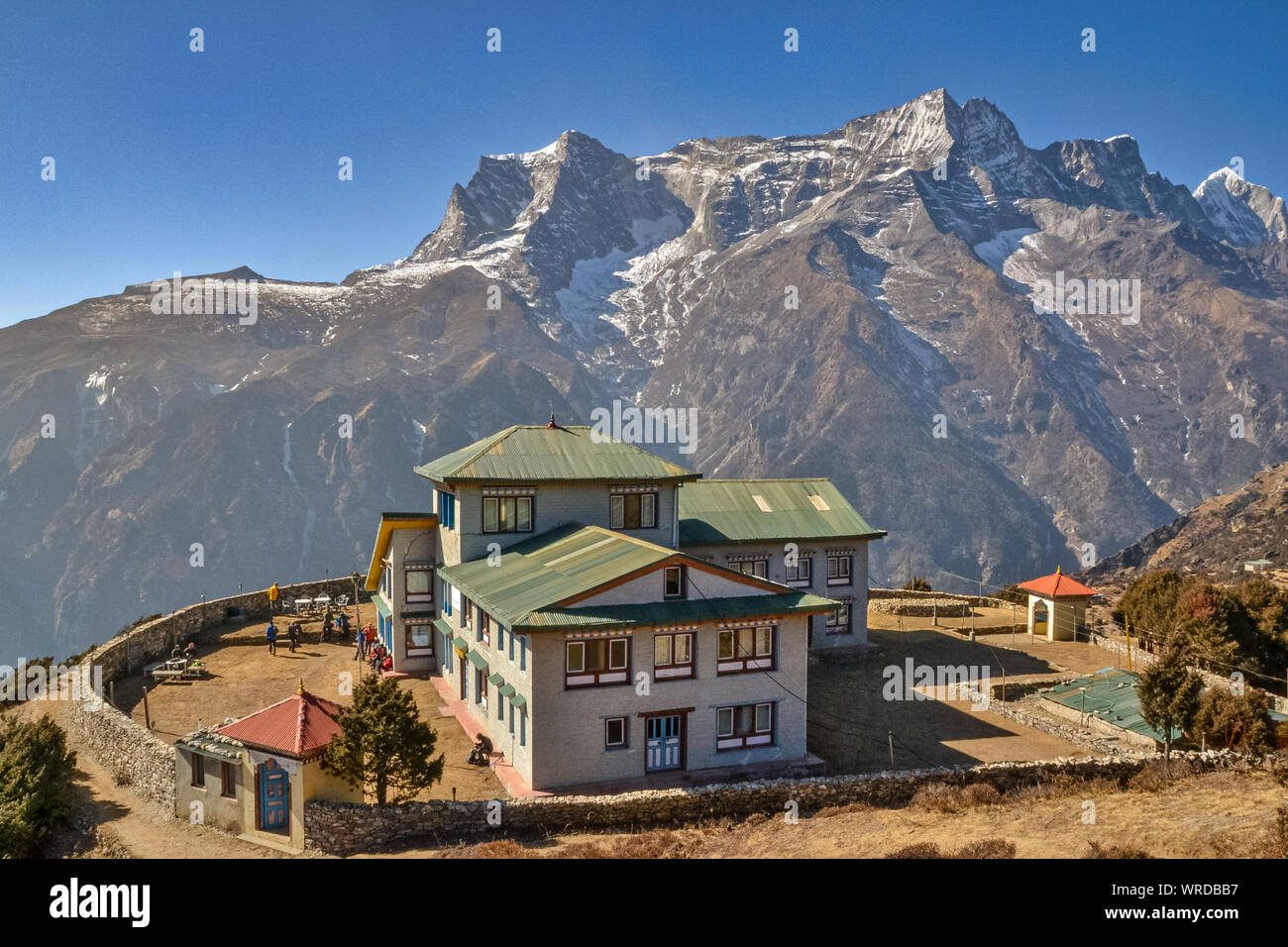 Nepalese tea house Stock Photo Alamy