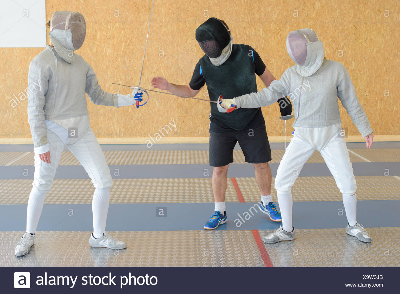 Fencing Practice Stock Photos & Fencing Practice Stock Images Alamy