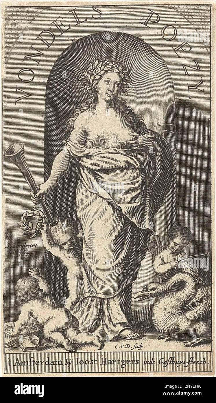 Clio è la musa della storia immagini e fotografie stock ad alta